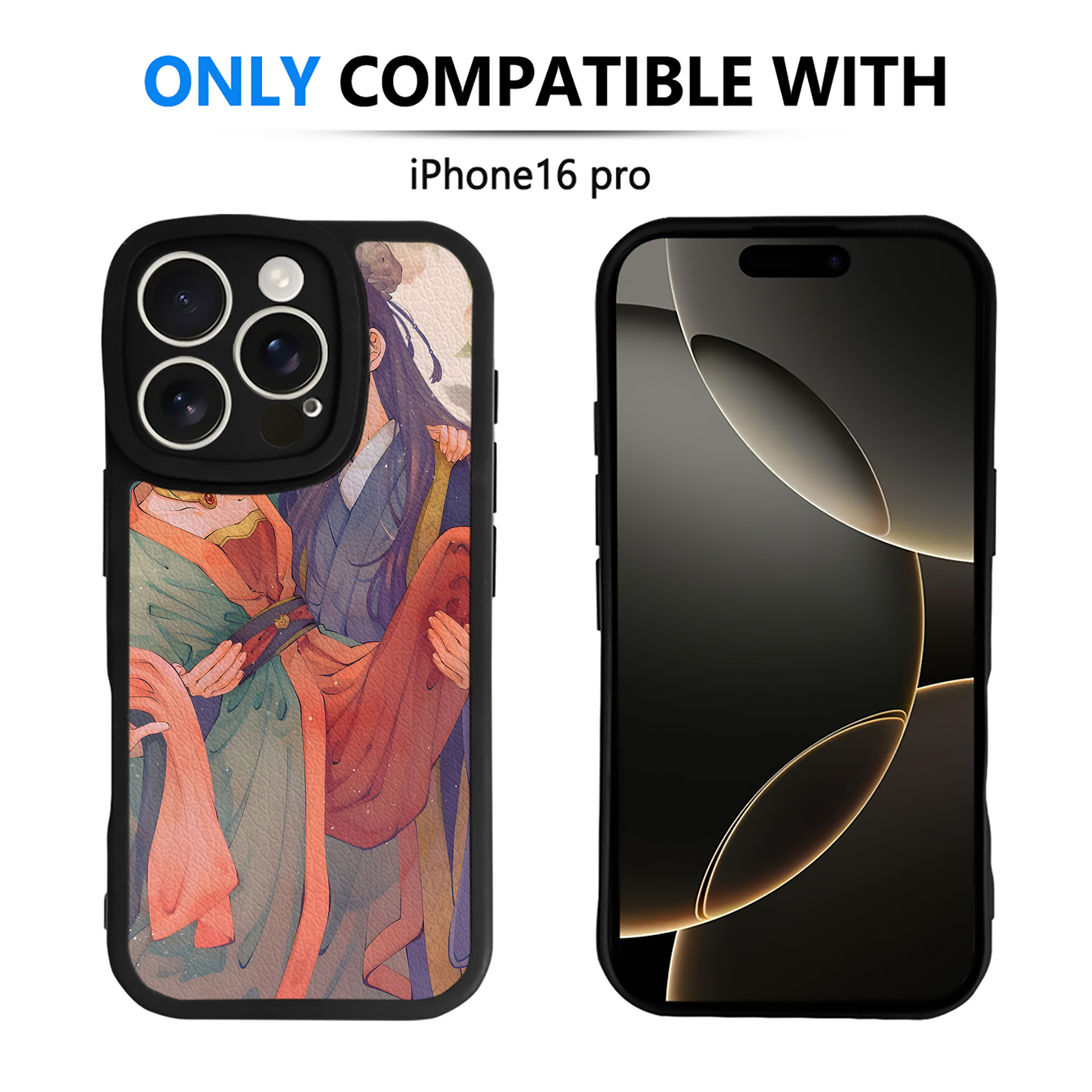 （画像用） 薬屋のひとりごと The Apothecary Diaries 【iPhone 16シリーズ対応】シリコンスマホケース（レザー調） 材質：シリコン